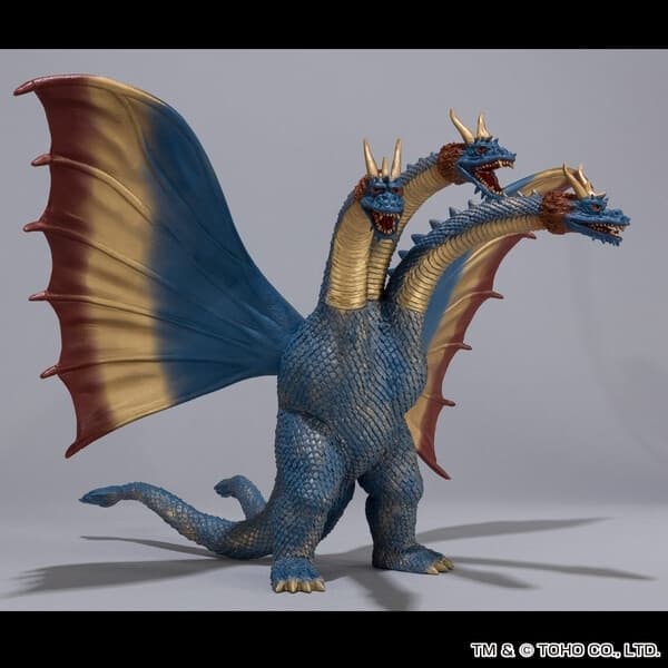 San Daikaijuu: Chikyuu Saidai no Kessen - King Ghidorah - Kaijuu Bangaichi - Three-Headed Set